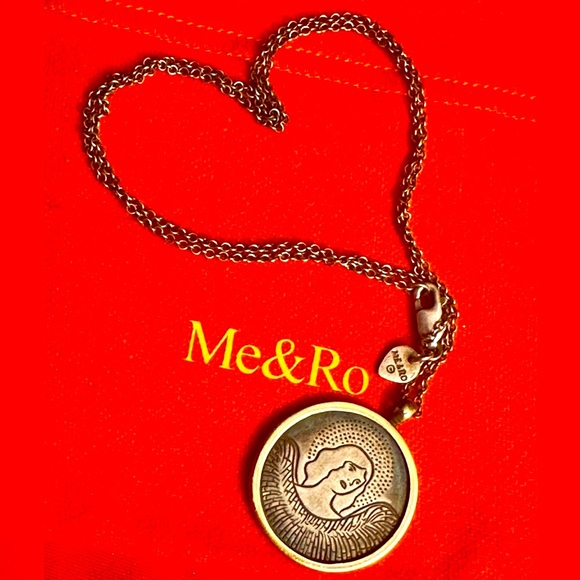 WOW POSHMARK - Authentic Me & Ro 10K Gold & Sterling Angel Charm Necklace - Picture 12 of 15